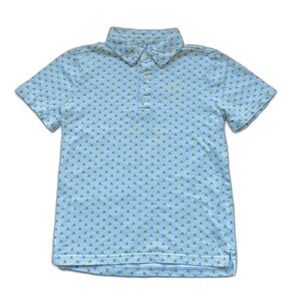 Janie and Jack Pineapple Jersey Polo Shirt Size 6